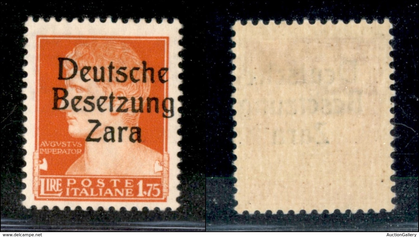 22461 OCCUPAZIONE TEDESCA - ZARA - 1943 – 1,75 Lire (11/II) – Gomma Originale (50) - Sonstige & Ohne Zuordnung