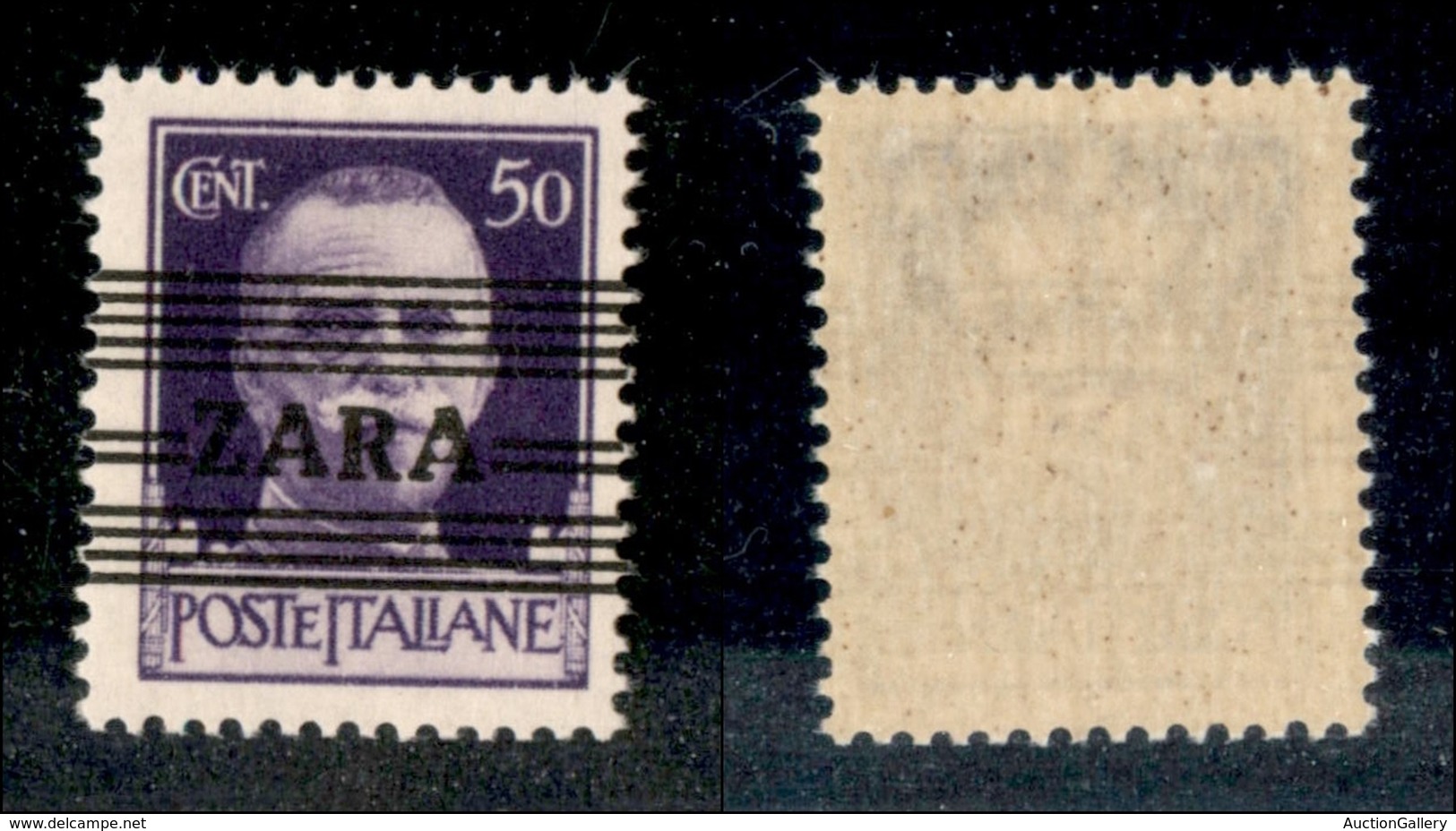 22484 OCCUPAZIONE TEDESCA - ZARA - 1943 – 50 Cent (24/IV) – Seconda A Diversa – Gomma Integra (375) - Autres & Non Classés