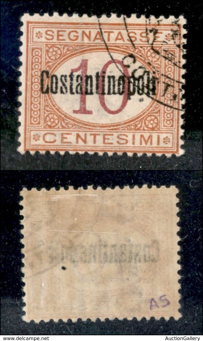 22723 UFFICI POSTALI ESTERO - COSTANTINOPOLI - 1922 - Segnatasse - 10 Cent (1) - Gomma Originale (100) - Autres & Non Classés