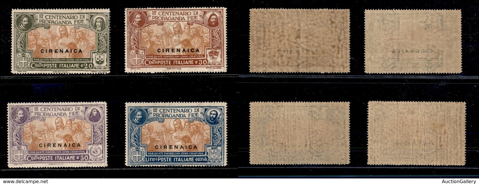 22897 COLONIE ITALIANE - CIRENAICA - 1923 - Propaganda Fide (1/4) - Gomma Originale (50+) - Andere & Zonder Classificatie