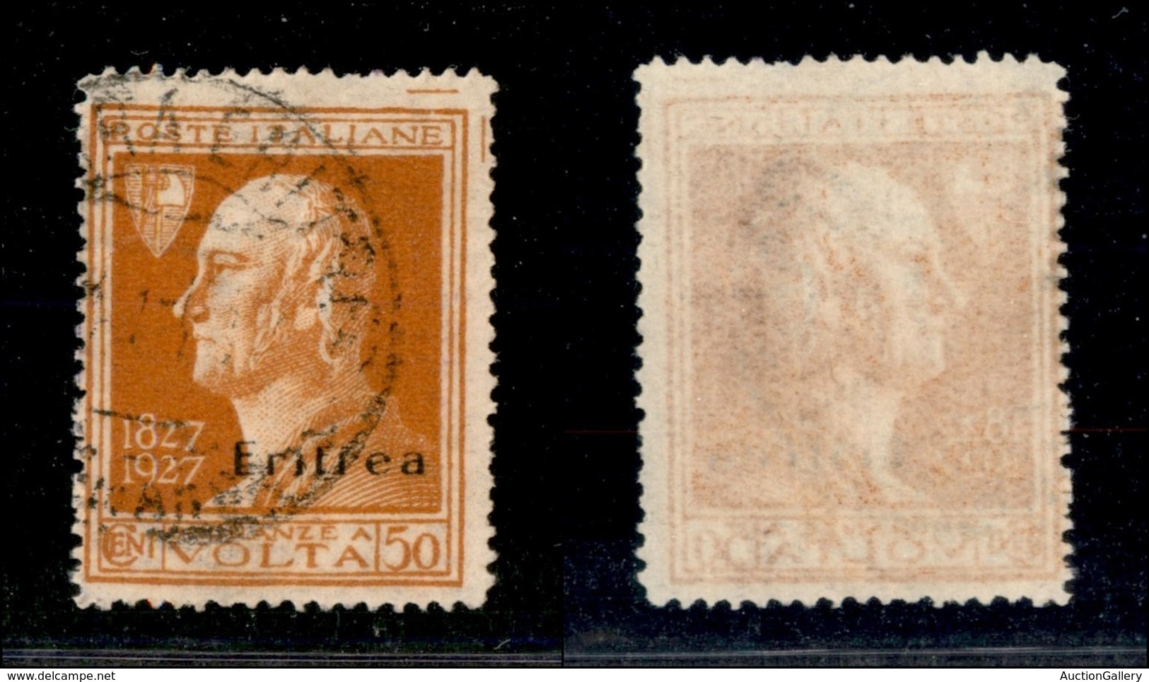 23035 COLONIE ITALIANE - ERITREA - 1927 – 50 Cent Volta (121) Usato (35) - Autres & Non Classés