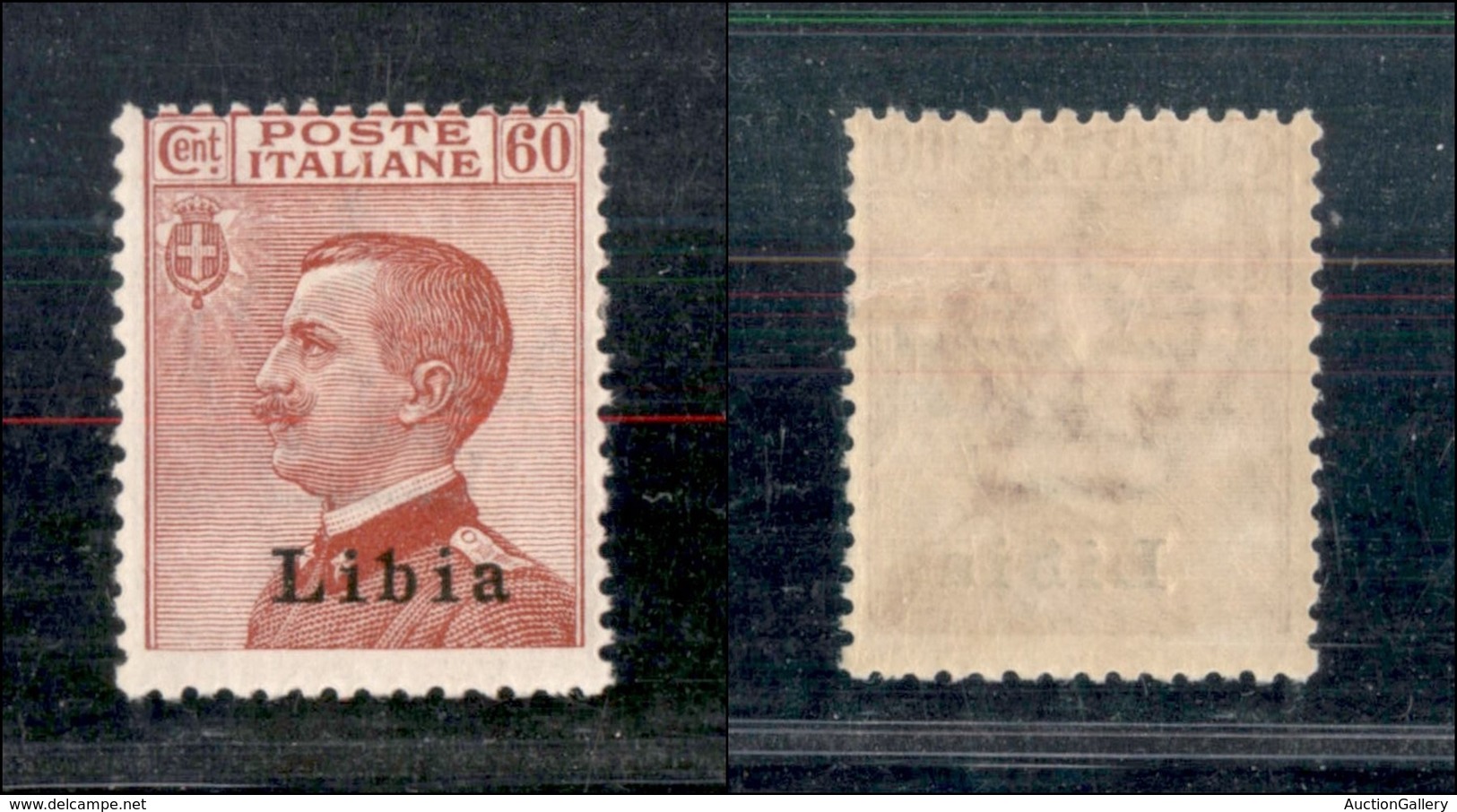 23120 COLONIE ITALIANE - LIBIA - 1917/1918 - 60 Cent Michetti Soprastampato (19) - Gomma Integra (90) - Autres & Non Classés