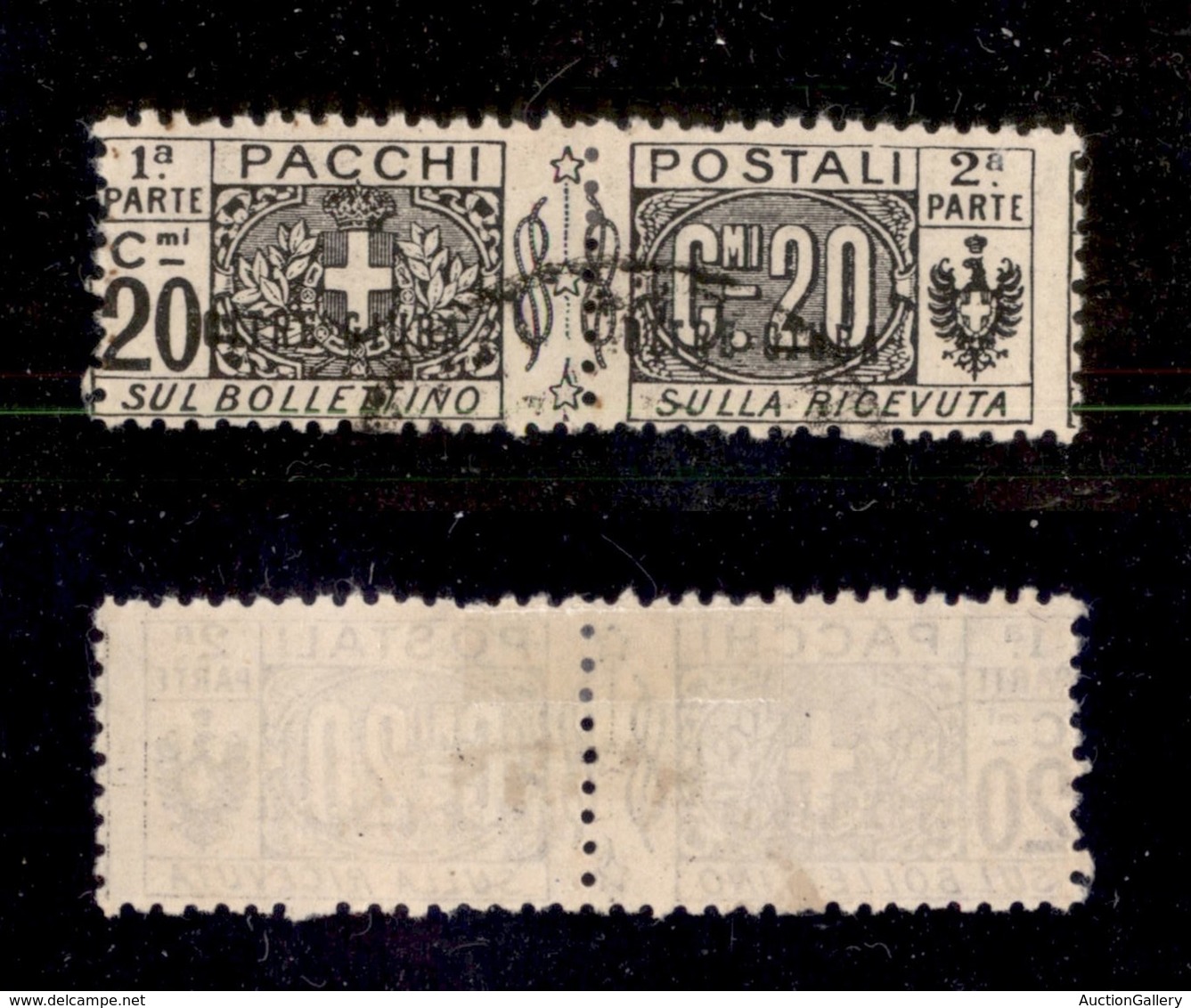 23249 COLONIE ITALIANE - OLTRE GIUBA - 1925 - 20 Cent Pacchi Postali Soprastampato (3) - Usato (60) - Autres & Non Classés