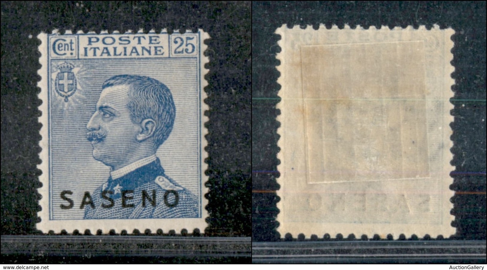 23263 COLONIE ITALIANE - SASENO - 1923 - 25 Cent Michetti Soprastampato (4) - Nuovo Con Gomma (70) - Autres & Non Classés