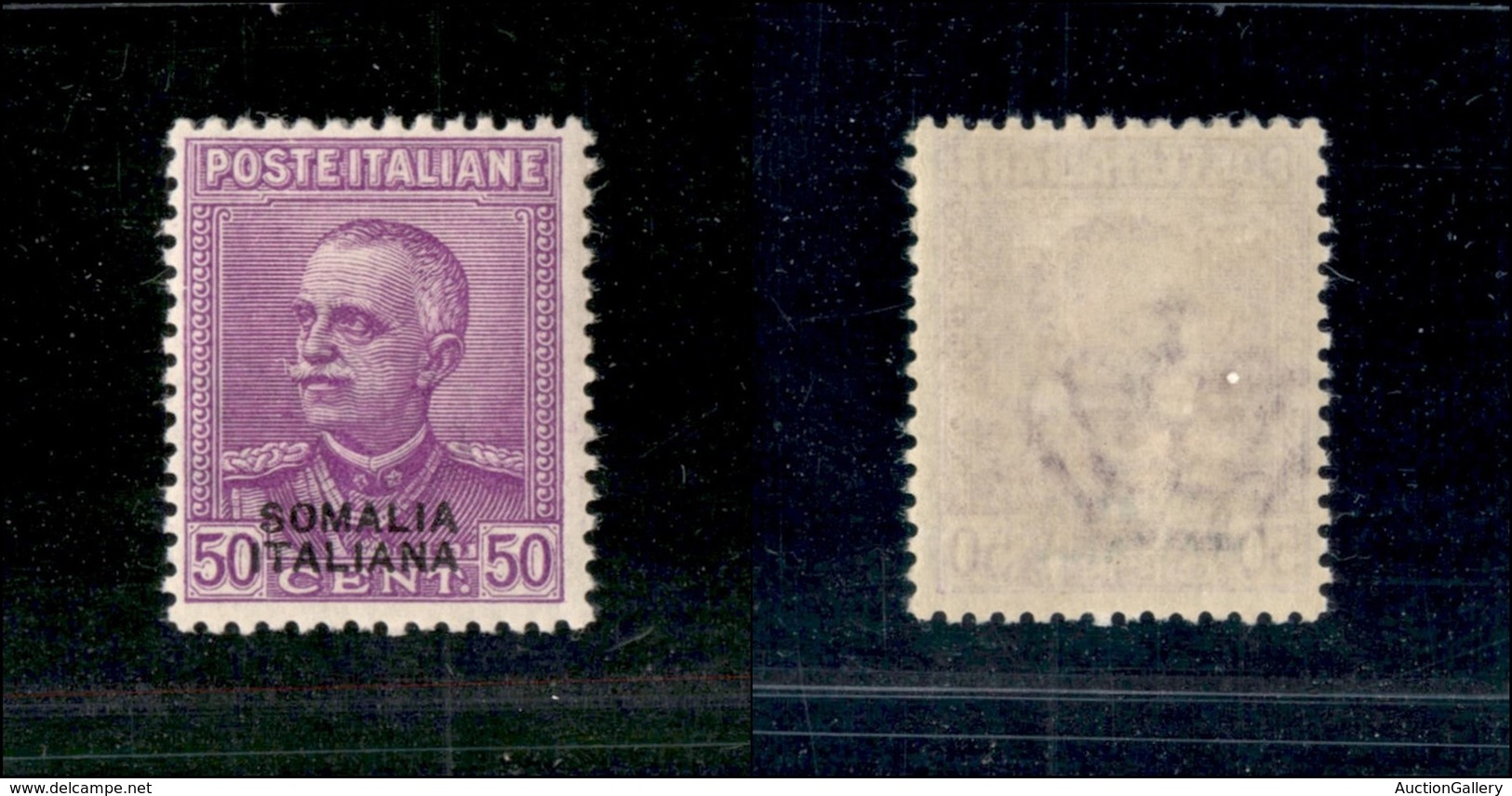23323 COLONIE ITALIANE - SOMALIA - 1930 - 50 Cent Soprastampato (139) - Gomma Integra - Autres & Non Classés