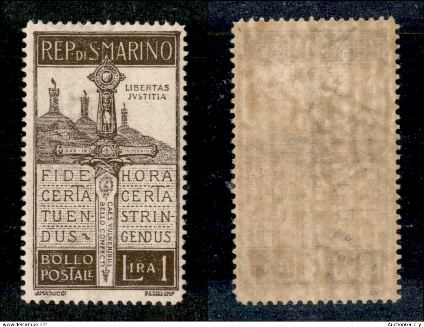23644 SAN MARINO - POSTA ORDINARIA - 1923 – Pro Volontari (97) – Nuovo Con Gomma – Lieve Traccia Di Linguella - Andere & Zonder Classificatie