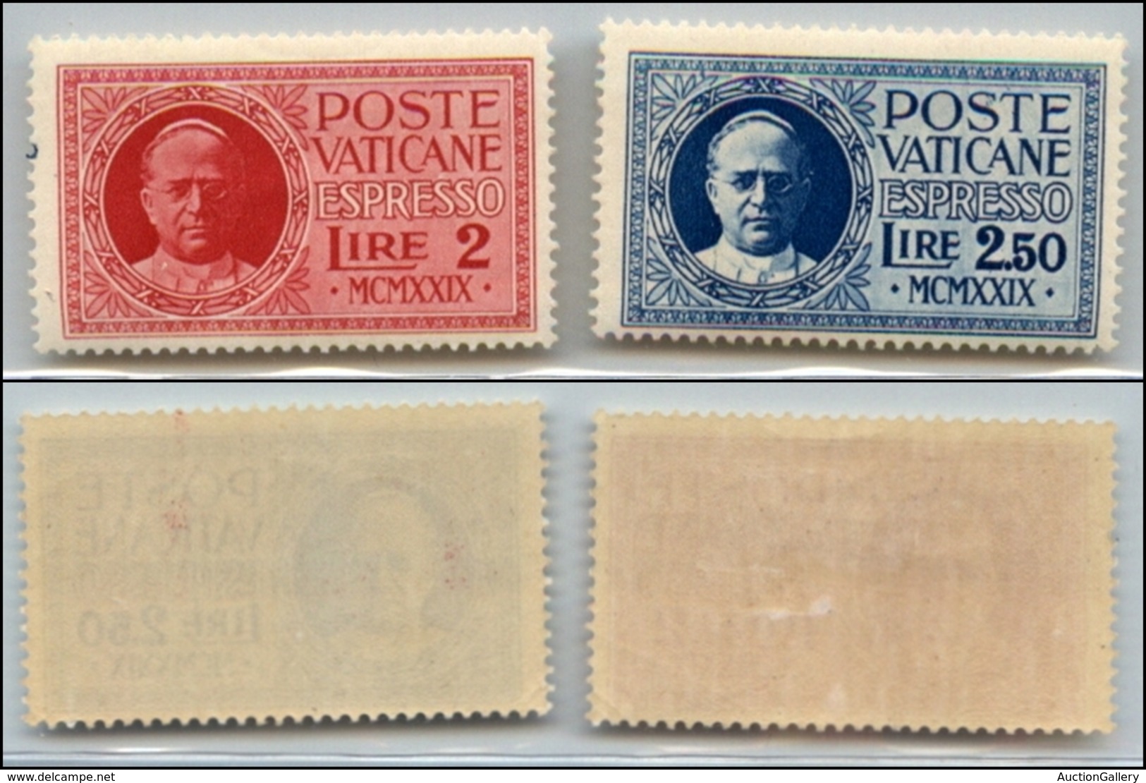 23805 VATICANO - POSTA ORDINARIA - 1929 - Conciliazione (1/2) - Espressi - Serie Completa (50) - Andere & Zonder Classificatie