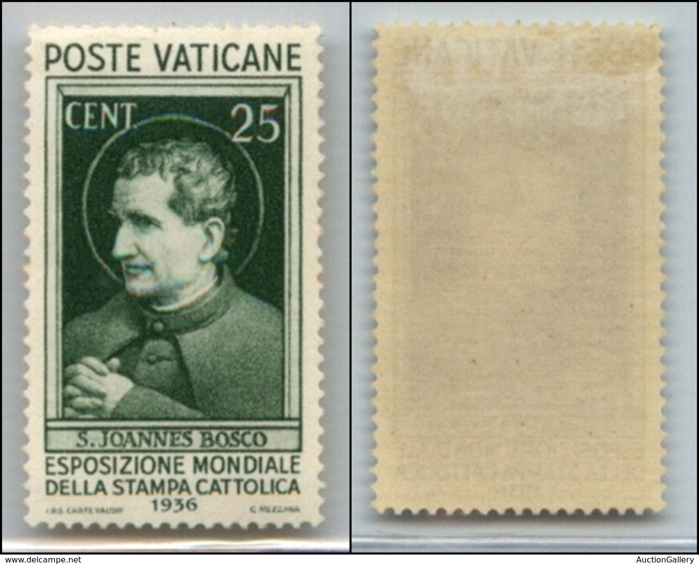 23833 VATICANO - POSTA ORDINARIA - 1936 - 25 Cent Stampa Cattolica (49) - Gomma Originale (67) - Sonstige & Ohne Zuordnung