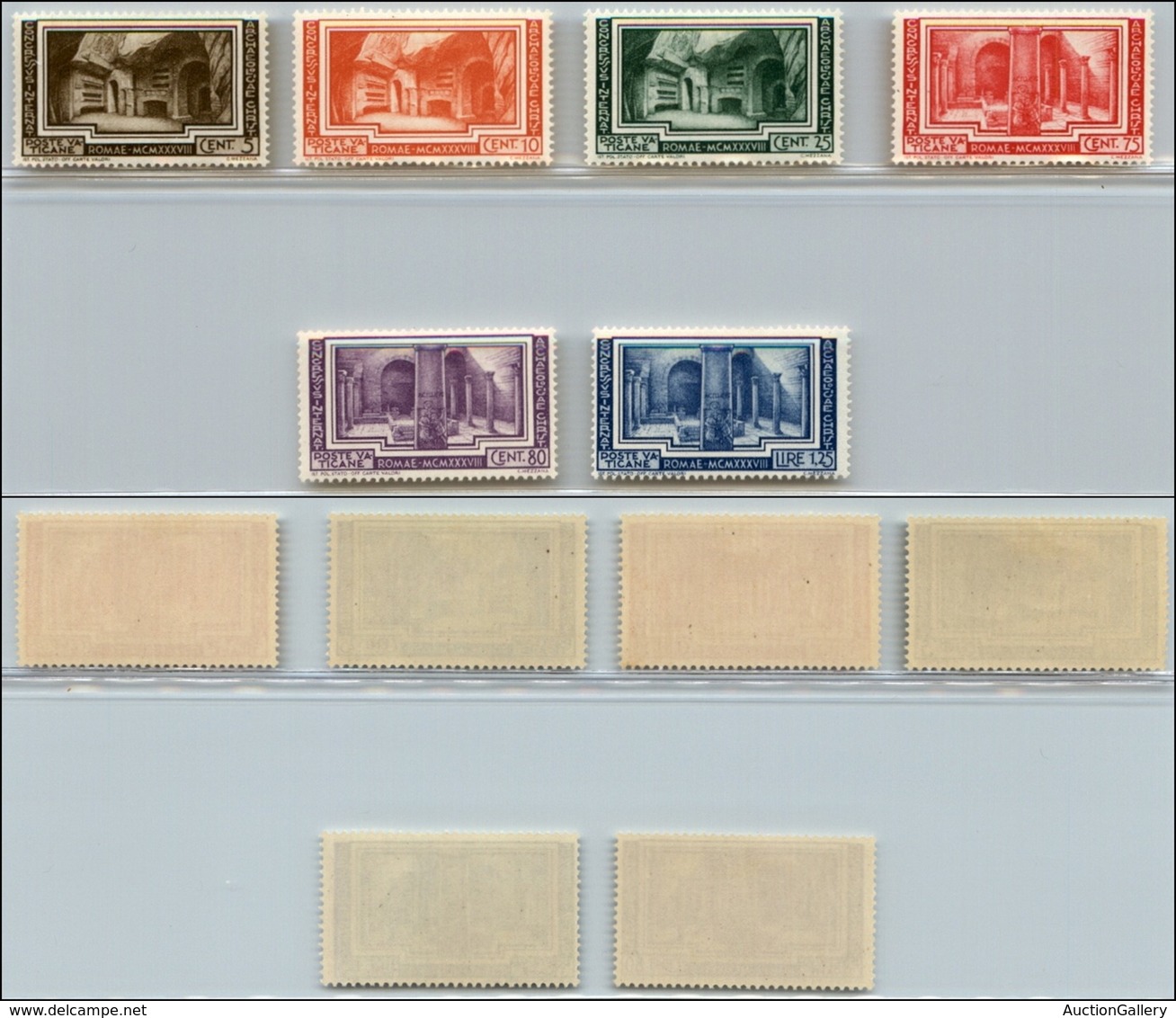 23834 VATICANO - POSTA ORDINARIA - 1938 - Archeologia (55/60) - Serie Completa - Gomma Integra (225) - Andere & Zonder Classificatie