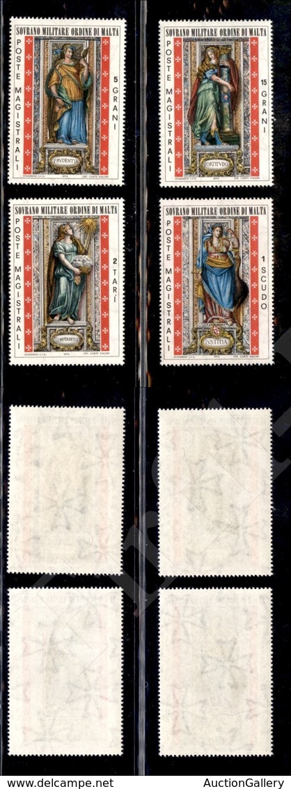 23897 SMOM - POSTA ORDINARIA - 1974 - Le Quattro Virtù Cardinali (100/103) - Serie Completa - Gomma Integra - Sonstige & Ohne Zuordnung