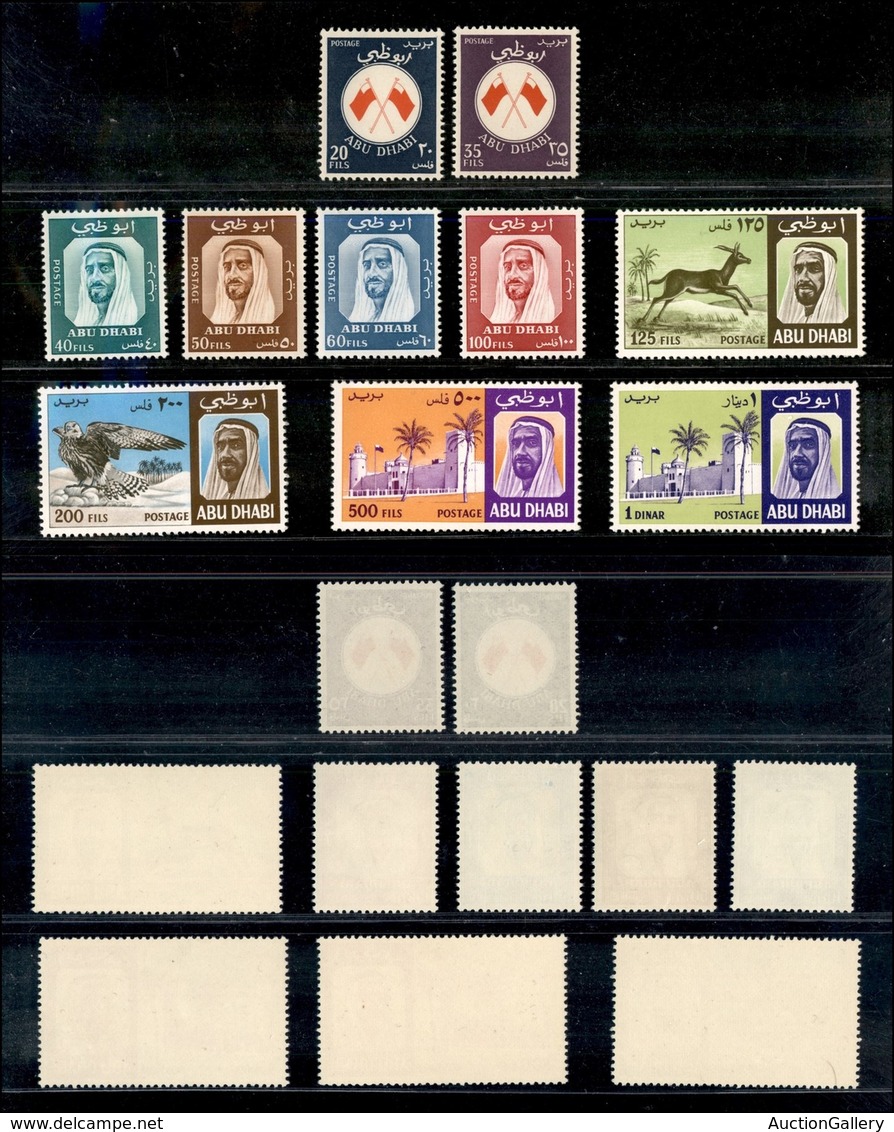 23938 ESTERO - ABU DHABI - 1967 - Soggetti Vari (28/37) - 10 Valori Della Serie - Gomma Integra (130+) - Autres & Non Classés