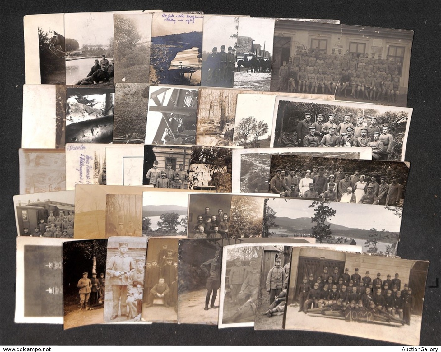 24015 ESTERO - AUSTRIA - 1914/1918 – Prima Guerra Mondiale – 36 Cartoline Fotografiche Di Militari Austro Tedeschi (a Ri - Autres & Non Classés