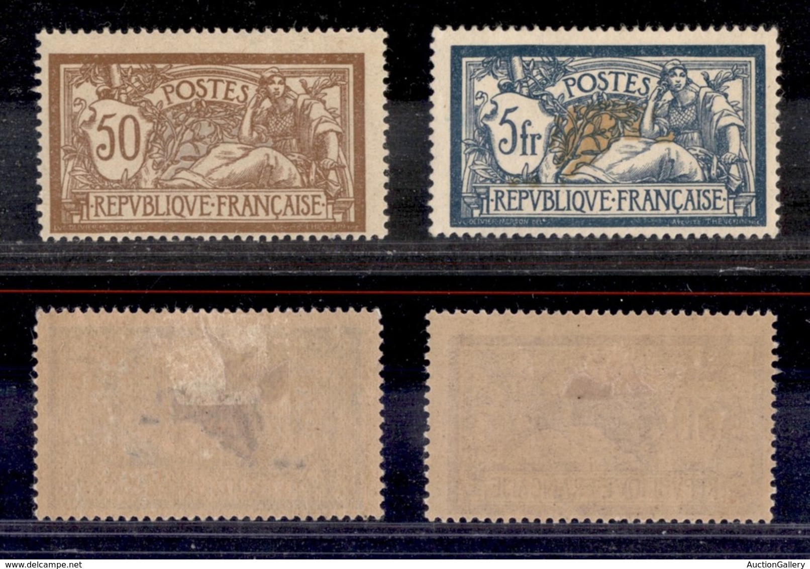 24324 ESTERO - FRANCIA - 1900 – 50 Cent + 5 Franchi (Unif. 120+123) – Nuovi Con Gomma - Autres & Non Classés
