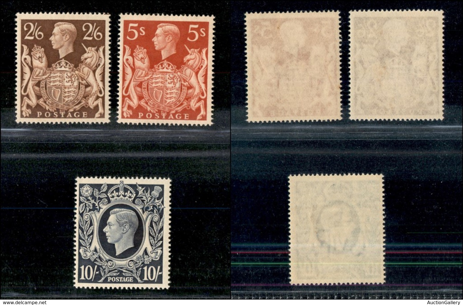 24617 ESTERO - GRAN BRETAGNA - 1939 - Giorgio VI (212/214) - Serie Completa - Gomma Integra (400) - Andere & Zonder Classificatie