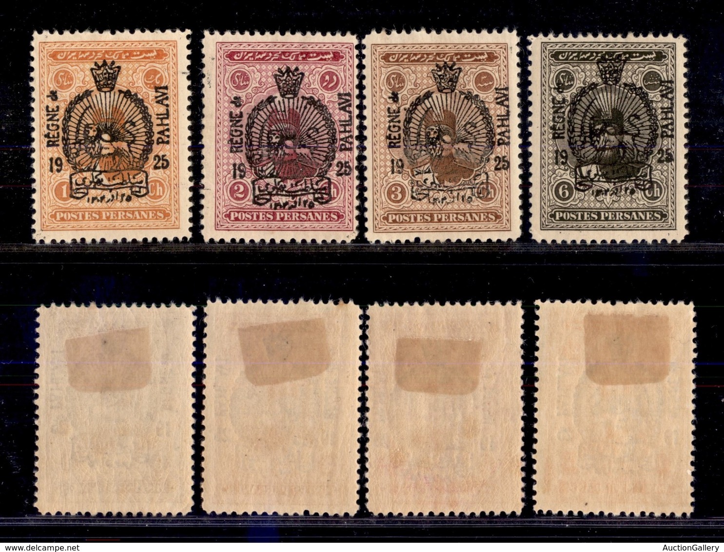 24693 ESTERO - IRAN - 1926 - Soprastampati "Regne De Pahlavi" (514/517) - Serie Completa Di 4 Valori - Nuovi Con Gomma ( - Andere & Zonder Classificatie