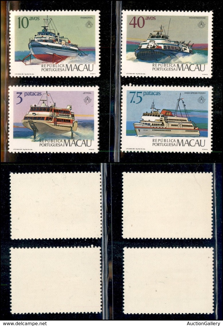 24756 ESTERO - MACAU - 1986 - "Stockholma '86" (558/561) - Serie Completa Di 4 Valori - Gomma Integra (22) - Sonstige & Ohne Zuordnung