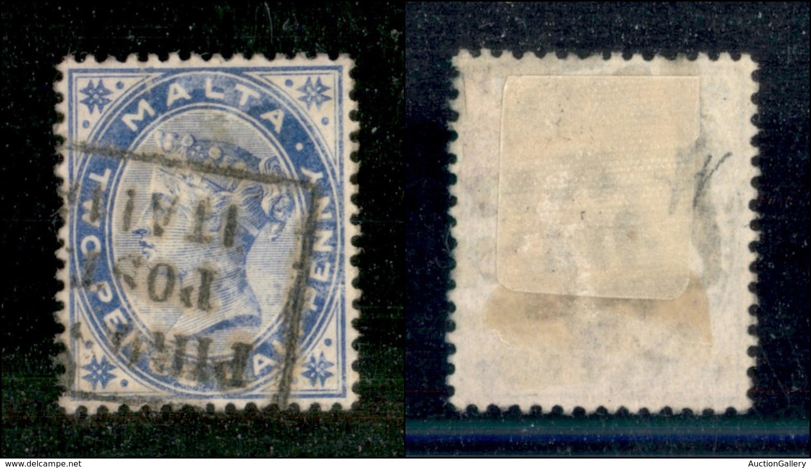 24763 ESTERO - MALTA - Piroscafi Postali Italiani Su 2 1/2 Pence (7-Malta) - Usato - Diena - Sonstige & Ohne Zuordnung