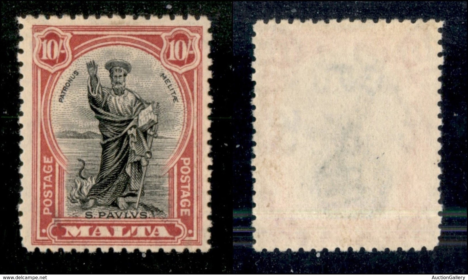 24767 ESTERO - MALTA - 1926 - 10 Scellini (131) - Senza Gomma - Sonstige & Ohne Zuordnung