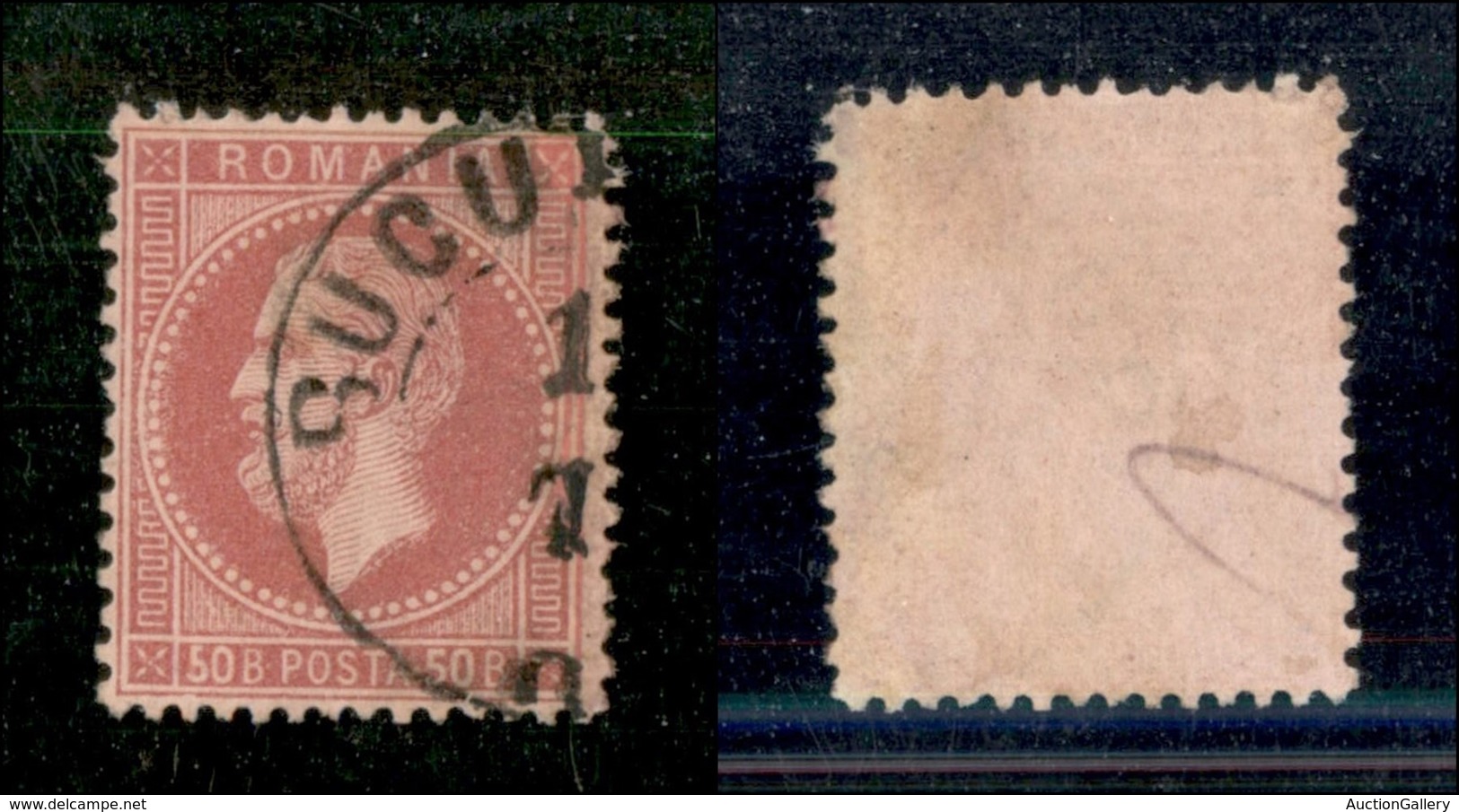 24834 ESTERO - ROMANIA - 1872 - 50 Bani (42) Usato - Autres & Non Classés