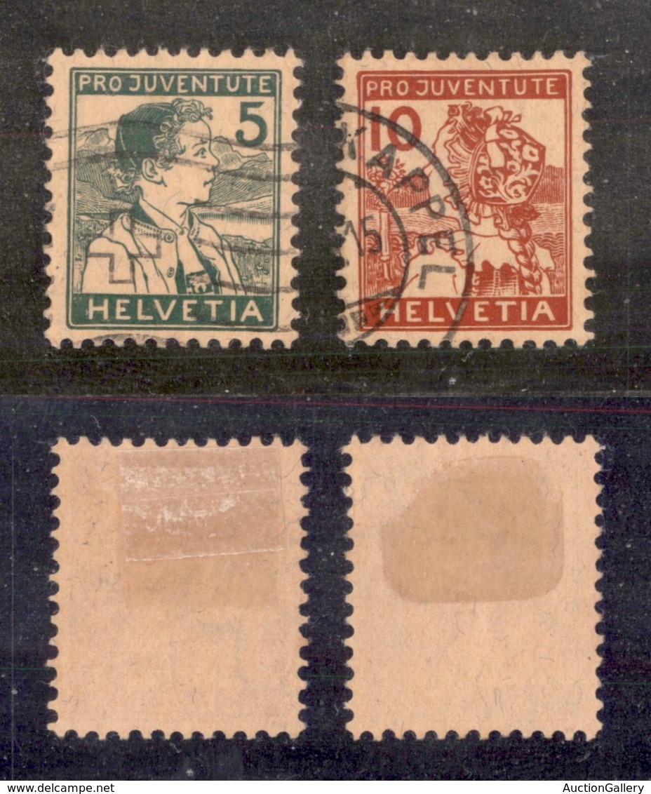 24914 ESTERO - SVIZZERA - 1915 – Pro Juventute (128/129) – Serie Completa (120+) - Sonstige & Ohne Zuordnung