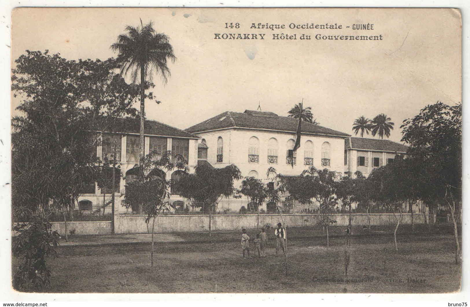 Guinée - CONAKRY - Hôtel Du Gouvernement - Fortier 148 - Guinée Française