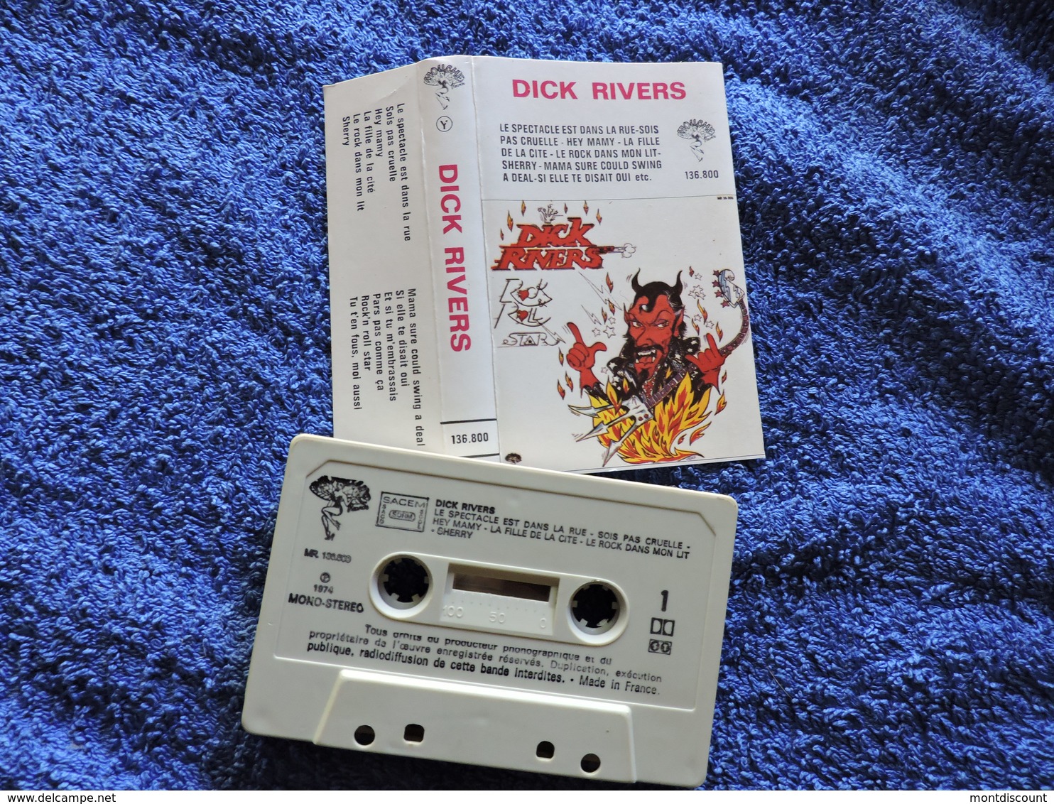 DICK RIVERS VOIR DESCRIPTIF ET PHOTO... REGARDEZ LES AUTRES (PLUSIEURS) - Cassettes Audio