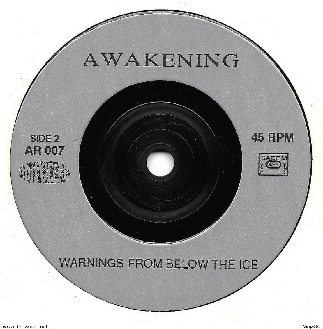 SP 45 RPM (7")  Awakening  "  Swimming Through The Past  " - Rock