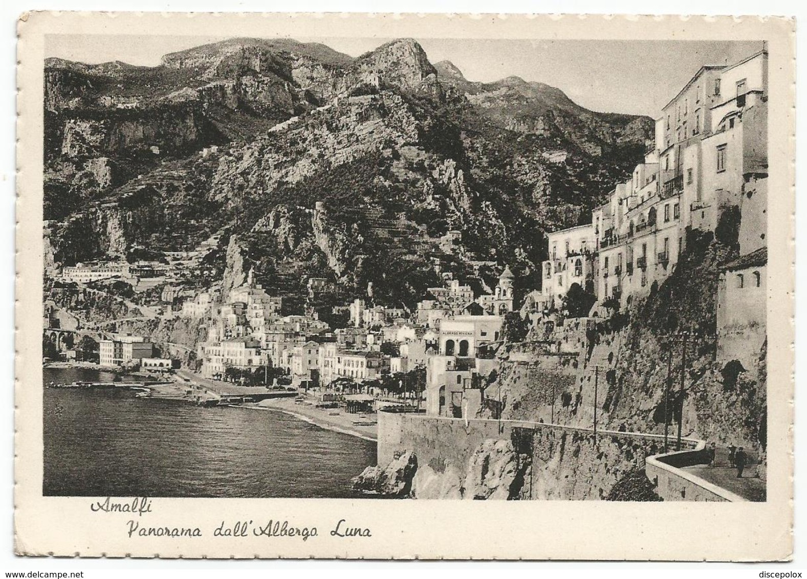 X3617 Amalfi (Salerno) - Panorama Dall'albergo Luna / Viaggiata 1949 - Other & Unclassified