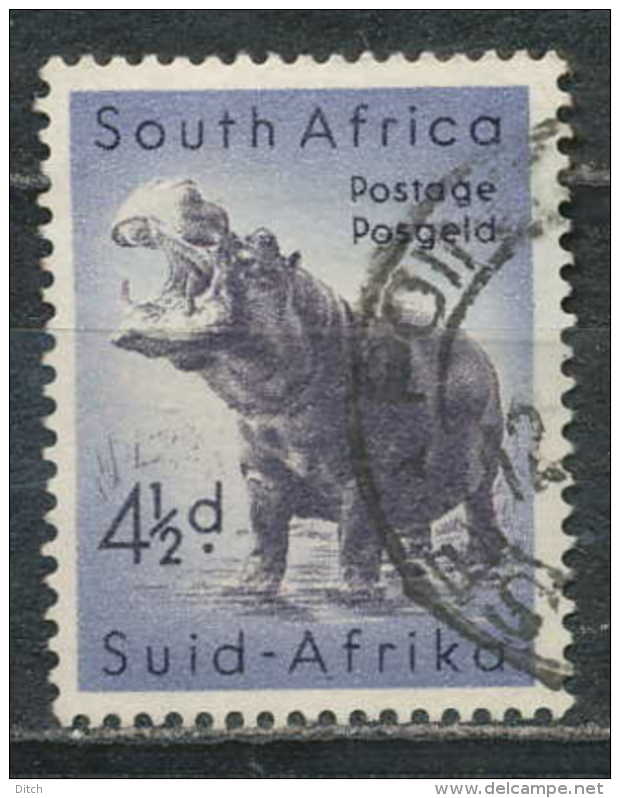 D- [ENV-232] O/used-Afrique Du Sud, Obl/used, Faune, Hippopotame - Autres & Non Classés