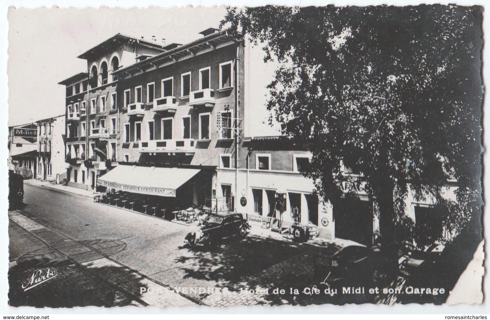 CPSM PORT VENDRES Hôtel De La Cie Du Midi - Port Vendres