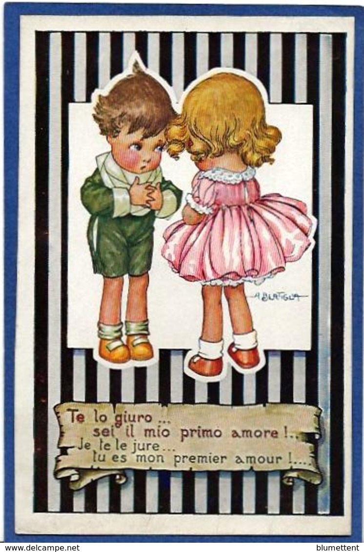 CPA Bertiglia Non Circulé Enfants Illustrateur Italien Italie Italia Art Déco Série CCM - Bertiglia, A.