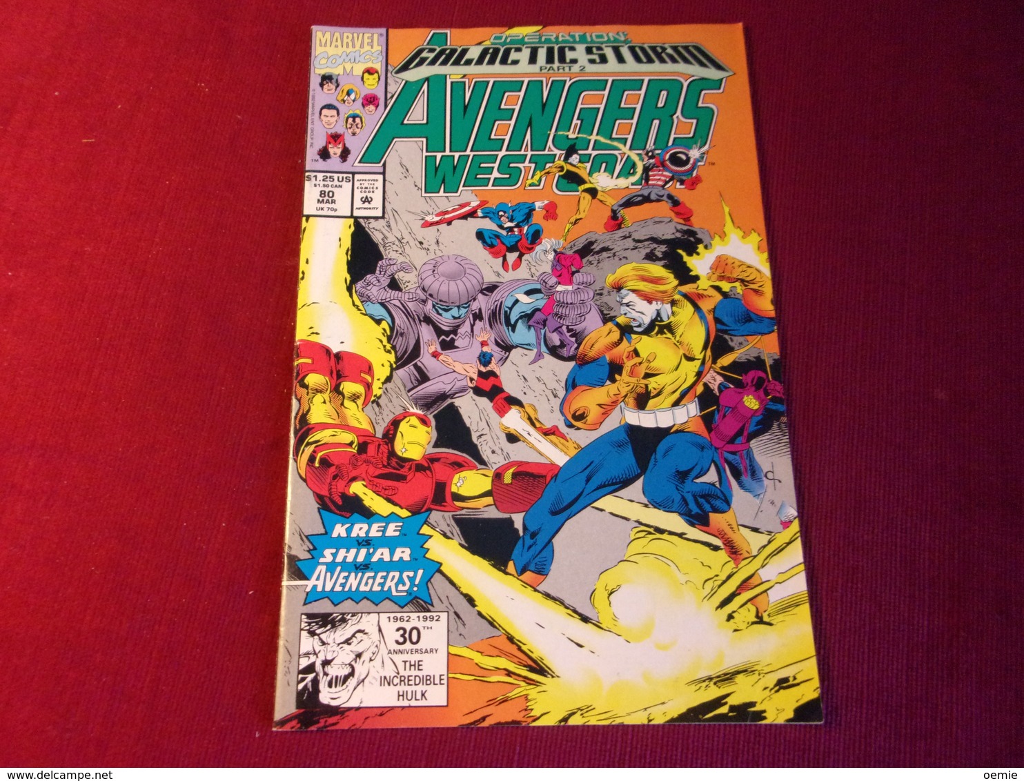 AVENGERS     WEST COAST   80 MAR - Marvel