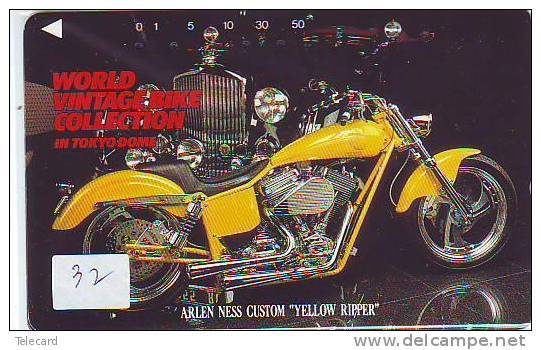 HARLEY DAVIDSON *  MOTOR * TELECARTE (32) PHONECARD JAPAN  TELEFONKARTE * - Motorräder