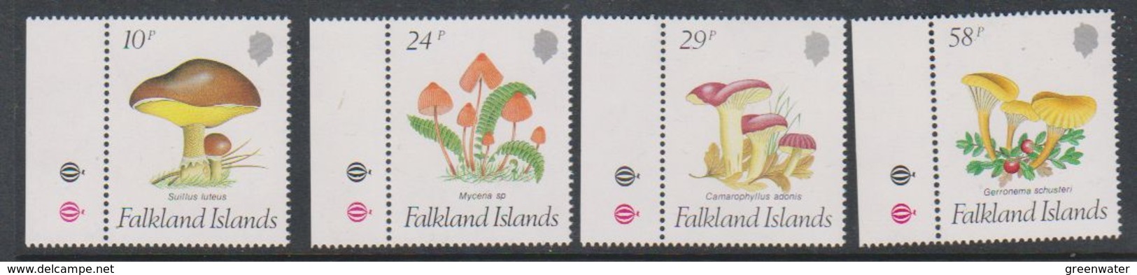 Falkland Islands 1987 Fungi 4v (+margin) ** Mnh (39825A) - Falklandeilanden