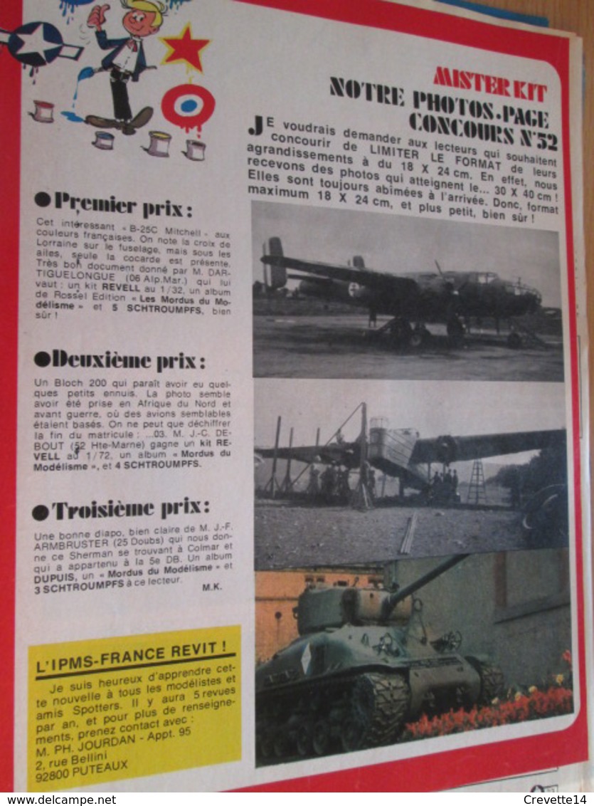 Page Issue De SPIROU Années 70 / MISTER KIT Présente : NOTRE PHOTOS-PAGE CONCOURS N°52 - France
