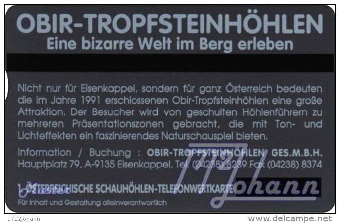 TWK Österreich Privat: 'Obir-Tropfsteinhöhlen' Gebr. - Oesterreich