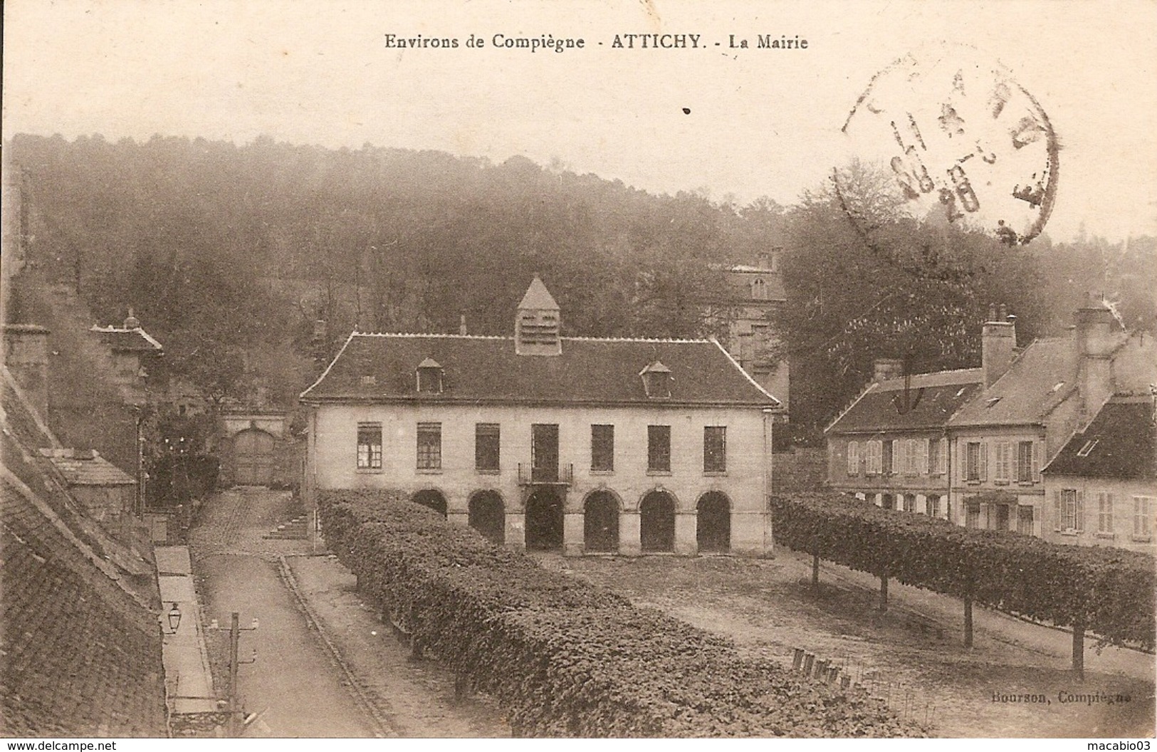 60  Oise  :   ATTICHY  La Mairie     Réf 4618 - Attichy