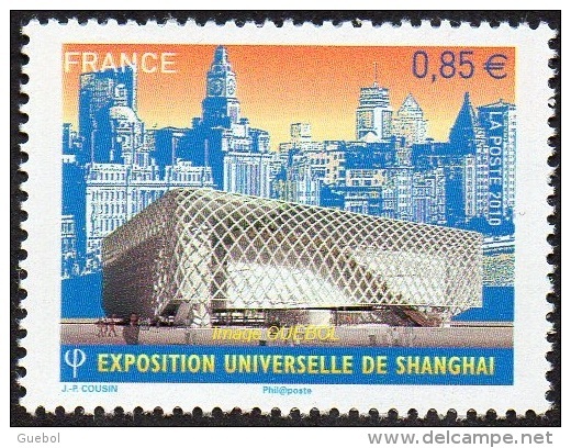 France Exposition Universelle N° 4495 ** Pavillon De La France à Shanghai (Chine) - 2010 – Shanghai (China)