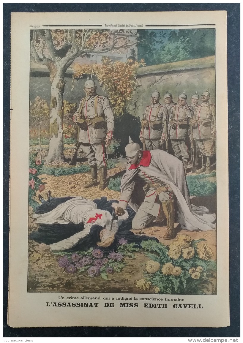 1915 - WW1 - LES SERBES UN PEUPLE  DE HÉROS - L'ASSASSINAT DE MISS EDITH CAVELL - LES INSTANTANÉS DE LA  GUERRE - 1914-18
