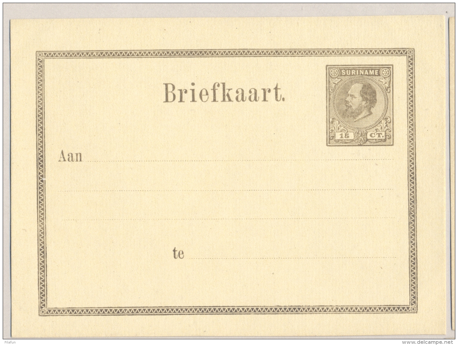 Suriname - 1876/9 - 4 Ongebruikte Briefkaarten - Not Used - Surinam ... - 1975