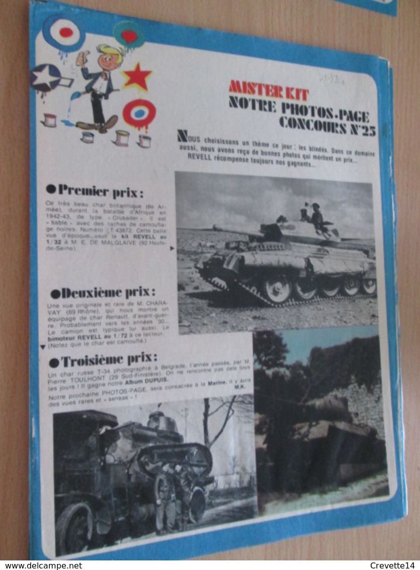 Page Issue De SPIROU Années 70 / MISTER KIT Présente : NOTRE PHOTOS-PAGE CONCOURS N°25 - France