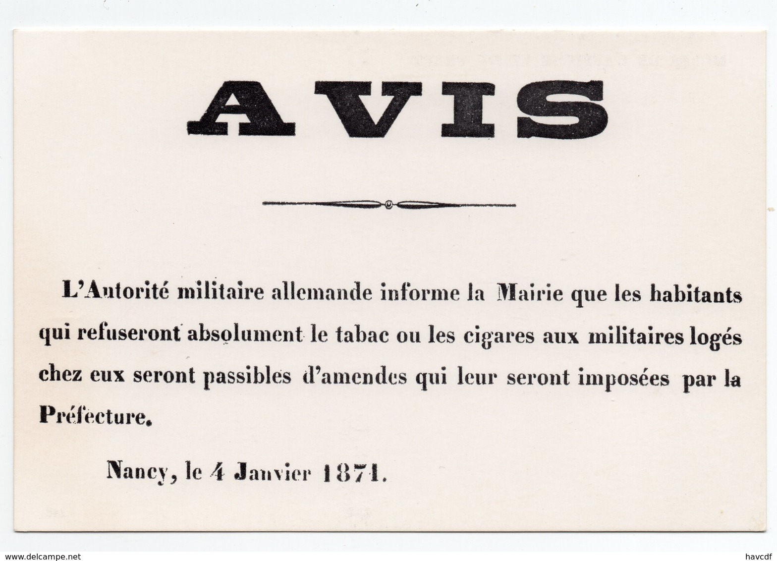 CPM - MUSEE DE L'AFFICHE ET DU TRACT - LES MURAILLES DE FRANCE PENDANT LA GUERRE DE 1870/71 - Otras Guerras