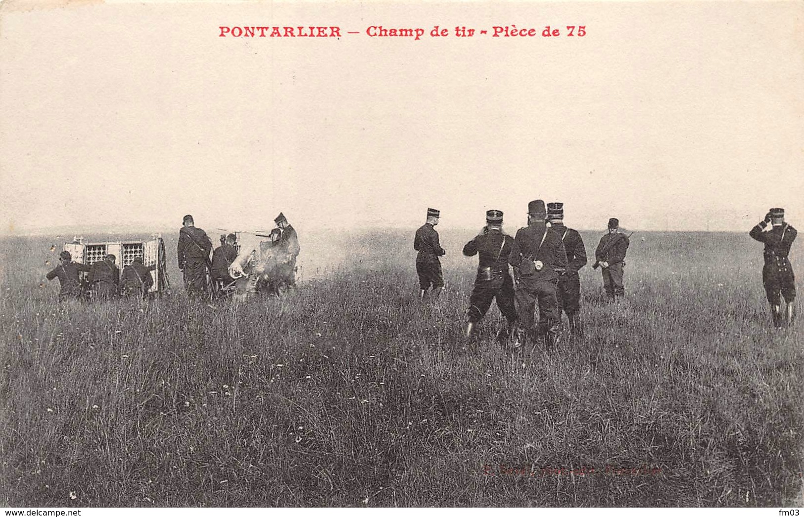 Pontarlier Champ De Tir Artillerie Borel - Pontarlier