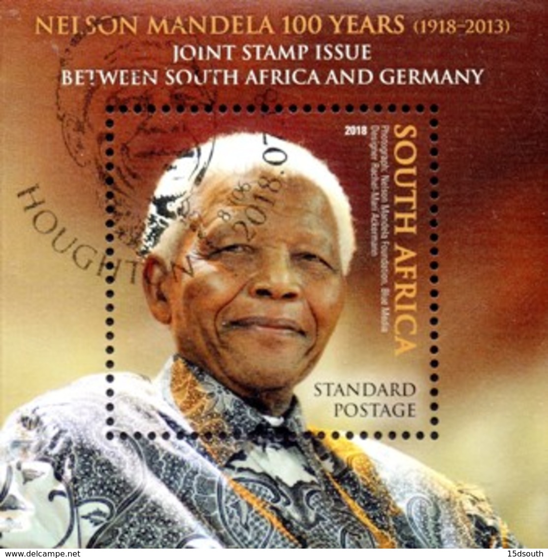 South Africa - 2018 Nelson Mandela Birth Centenary Joint Issue With Germany MS (o) - Emisiones Comunes