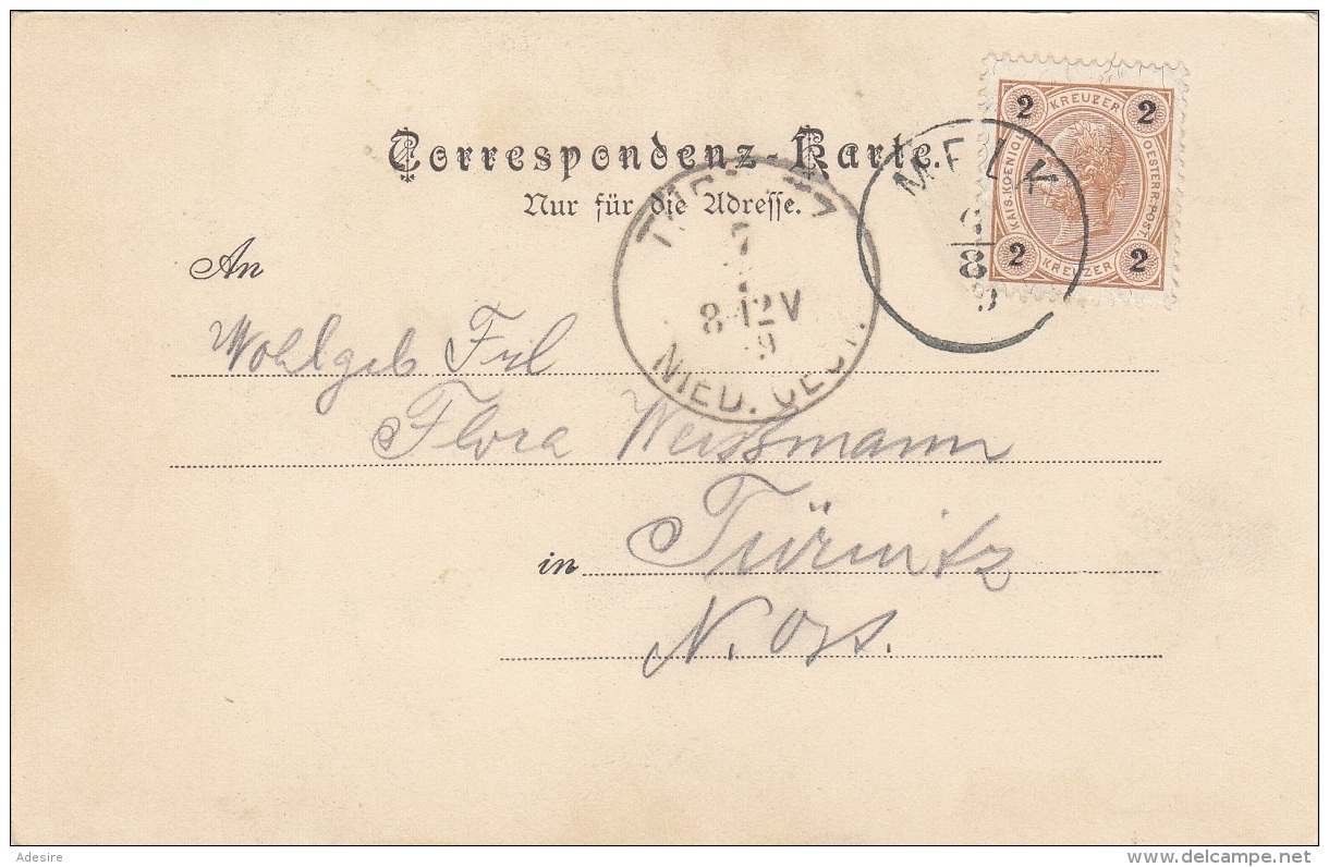 Stadt MELK (NÖ) - Raddampfer, Gel.1898 - Melk