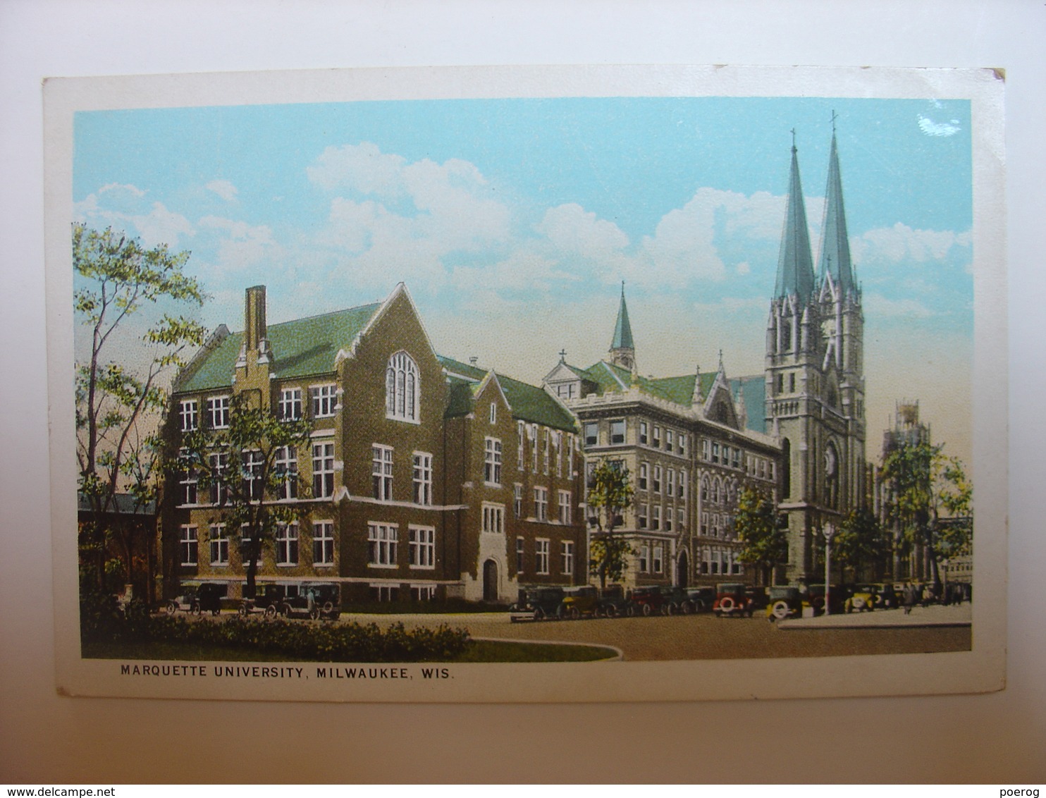CPA USA RARE - MARQUETTE UNIVERSITY MILWAUKEE WISCONSIN WIS - PUBLISHED BY L.L. COOK Co - UNIVERSITE - Milwaukee
