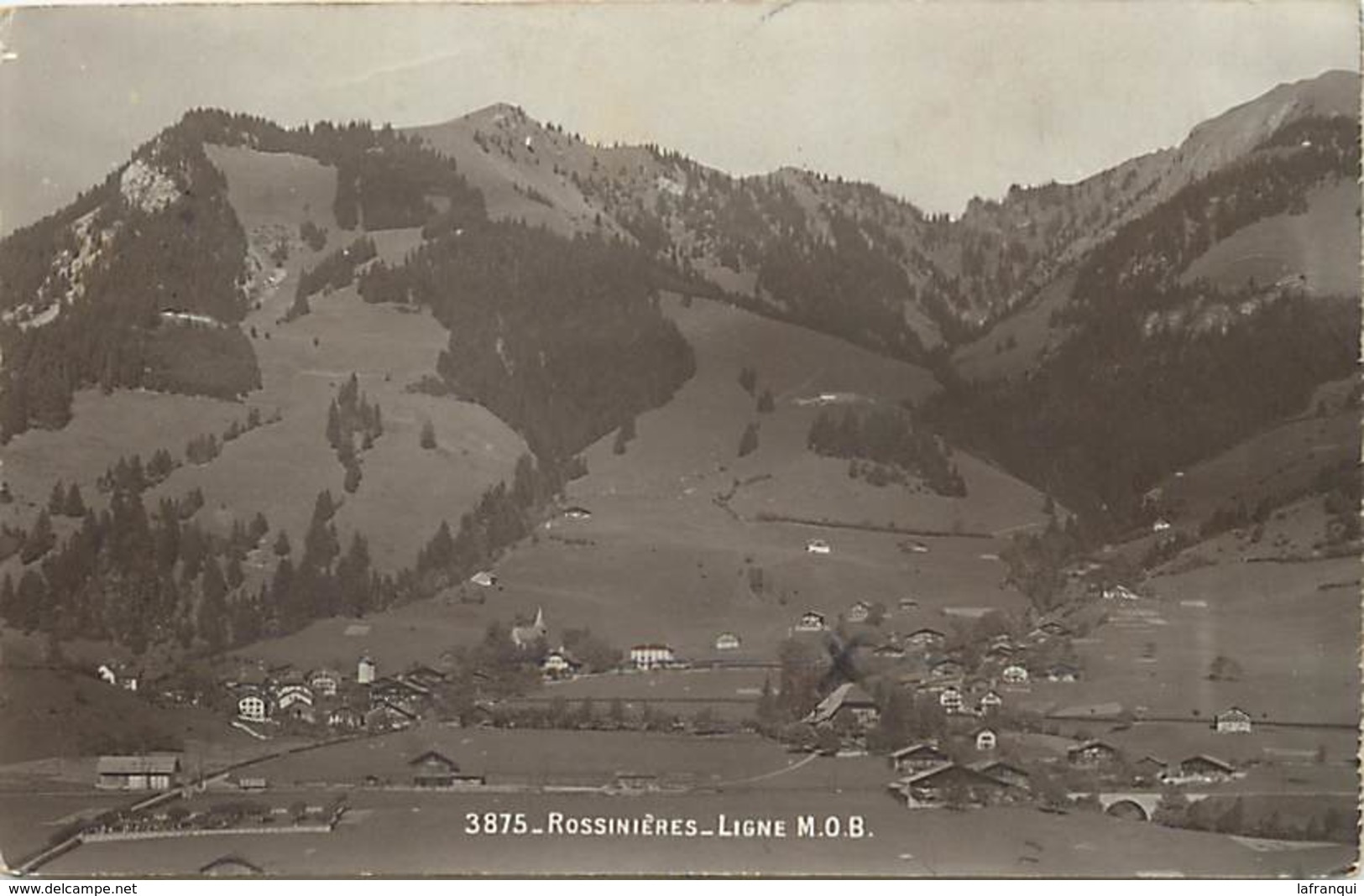 Suisse - Ref D368- Rossinieres - Ligne Mob  - Carte Bon Etat - - Rossinière