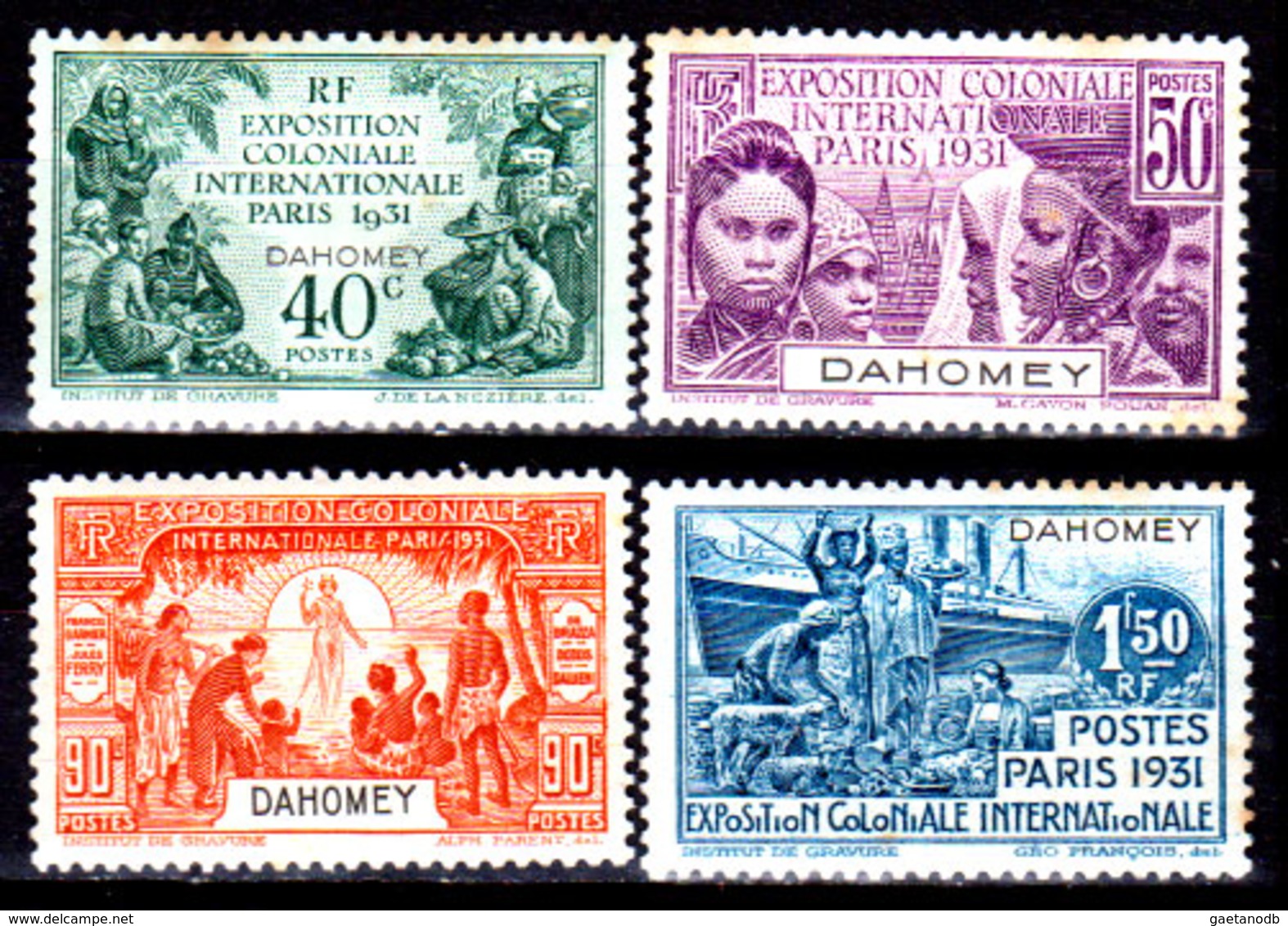 Dahomey-003 - Emissione 1931 (+) LH - Piccole Tracce Di Ruggine - Senza Difetti Occulti. - Unused Stamps