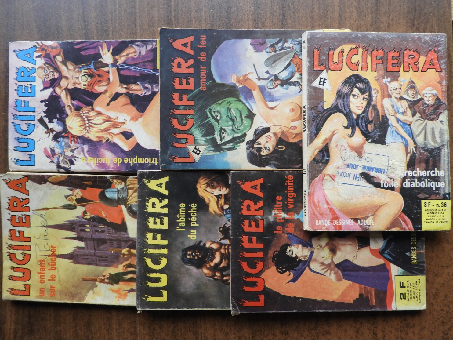 Lucifera. Lot De 11 BD Adultes - Bücherpakete