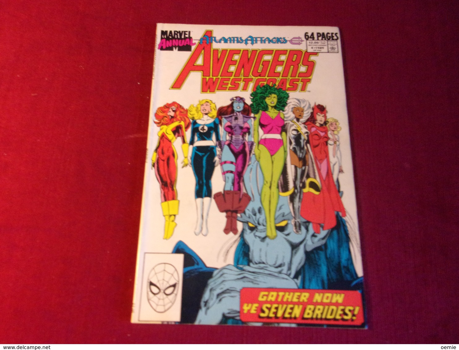 AVENGERS     WEST COAST   4 1989 - Marvel